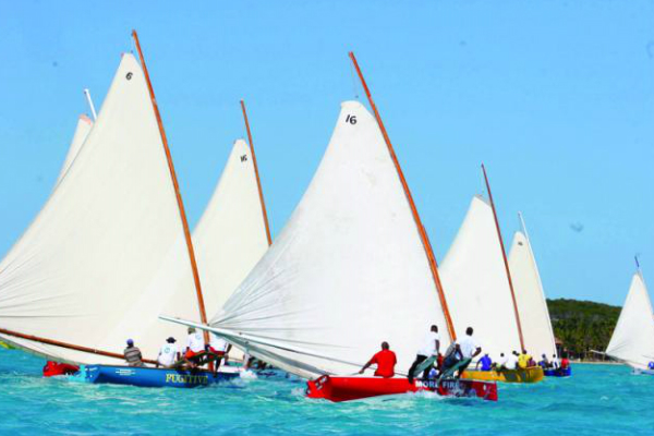 Regattas2 a small boat in a large body of water