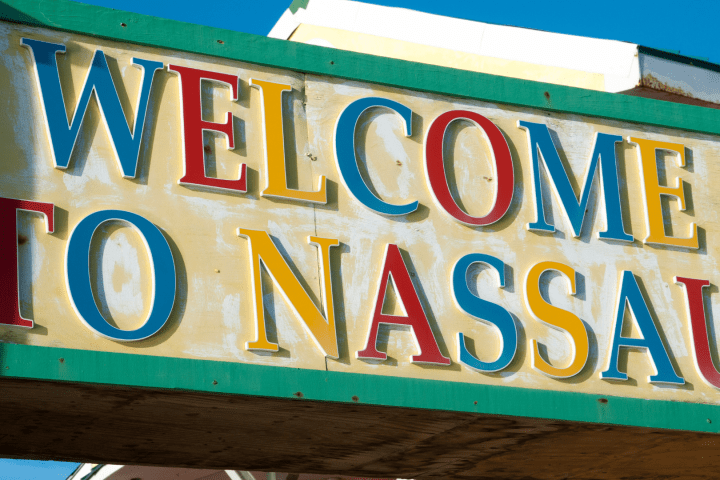 a close up of a sign